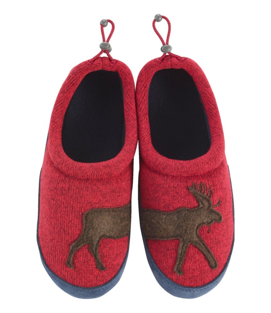 Kids' Sweater Fleece Slippers, Motif