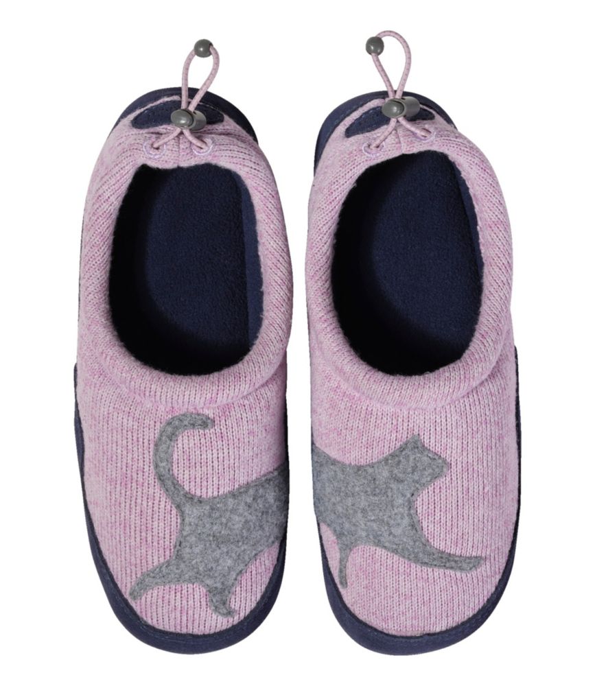 Kids' Sweater Fleece Slippers, Motif