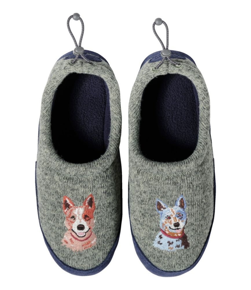Kids' Sweater Fleece Slippers, Motif
