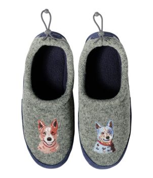 Kids' Sweater Fleece Slippers, Motif