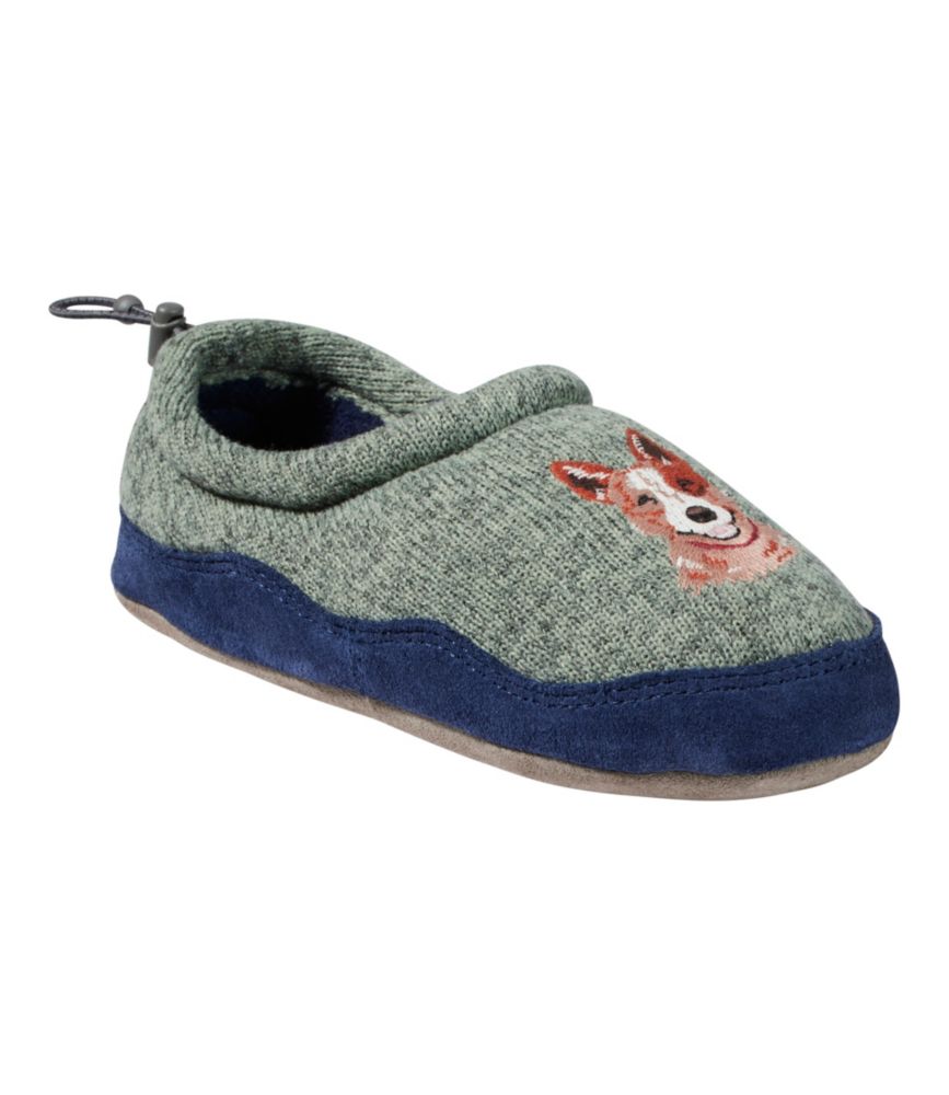 Kids' Sweater Fleece Slippers, Motif