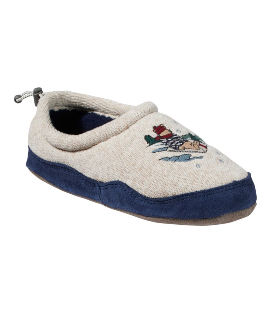 Kids' Sweater Fleece Slippers, Motif