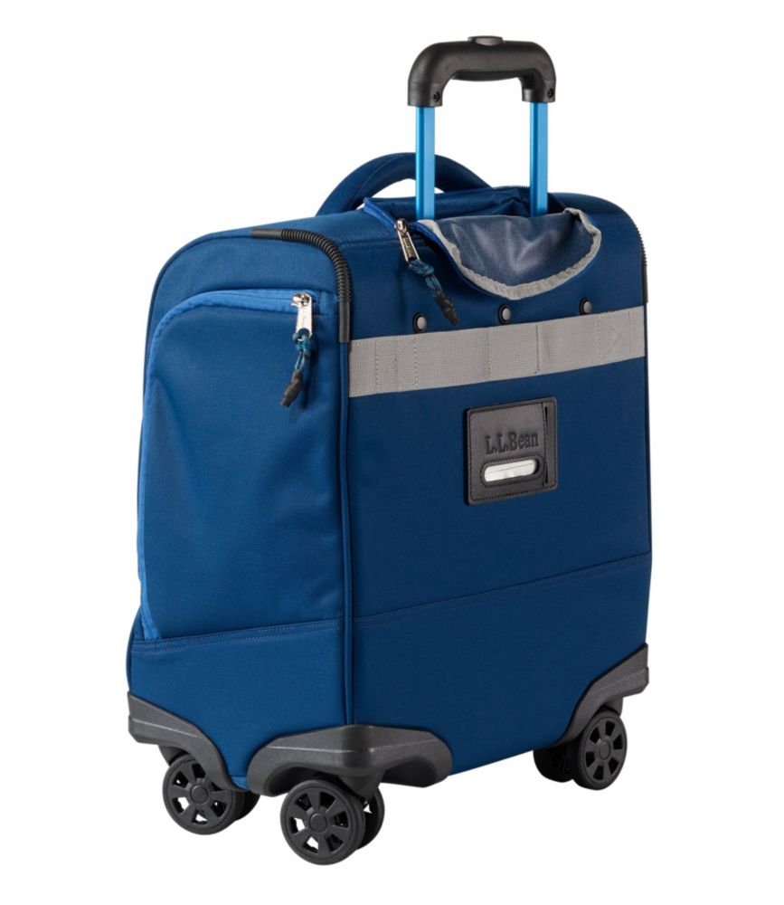 underseat luggage with spinner wheels