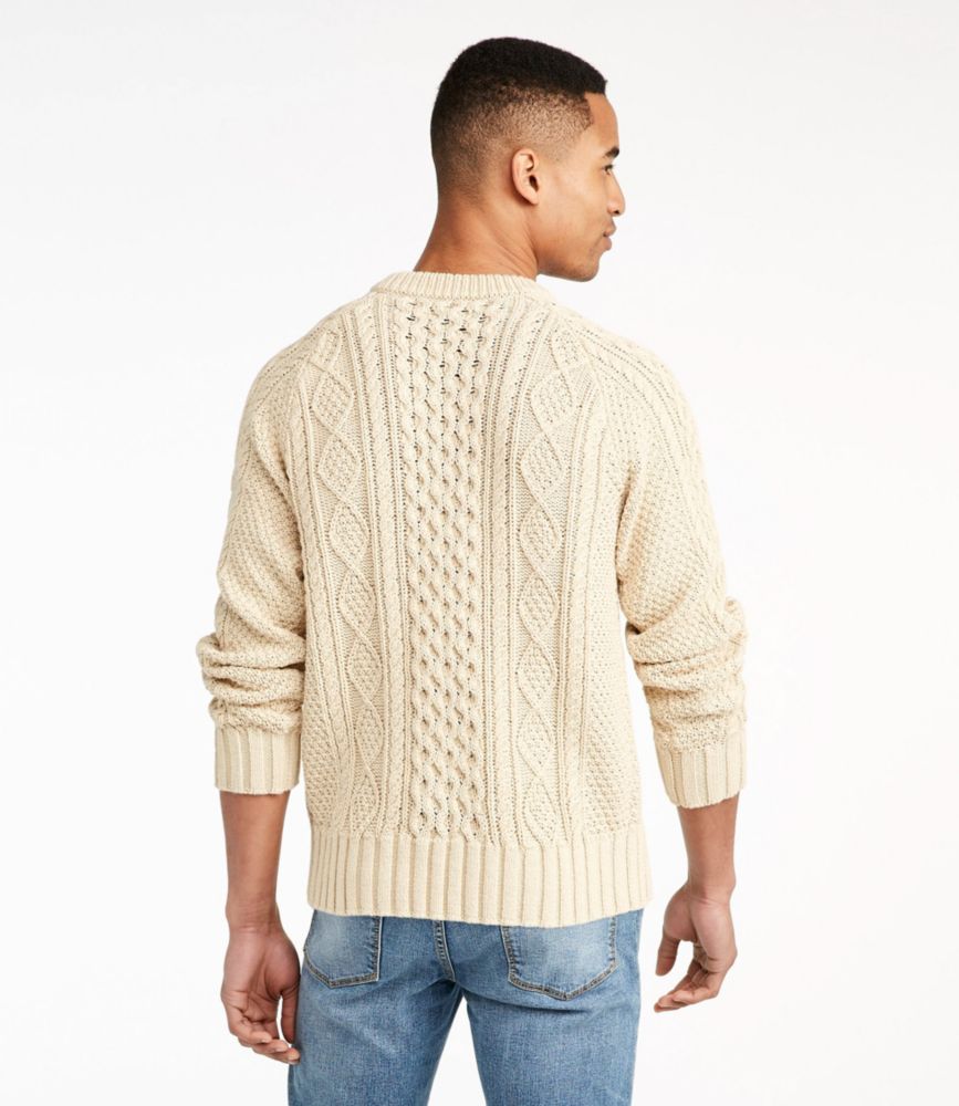 cotton cable knit sweater