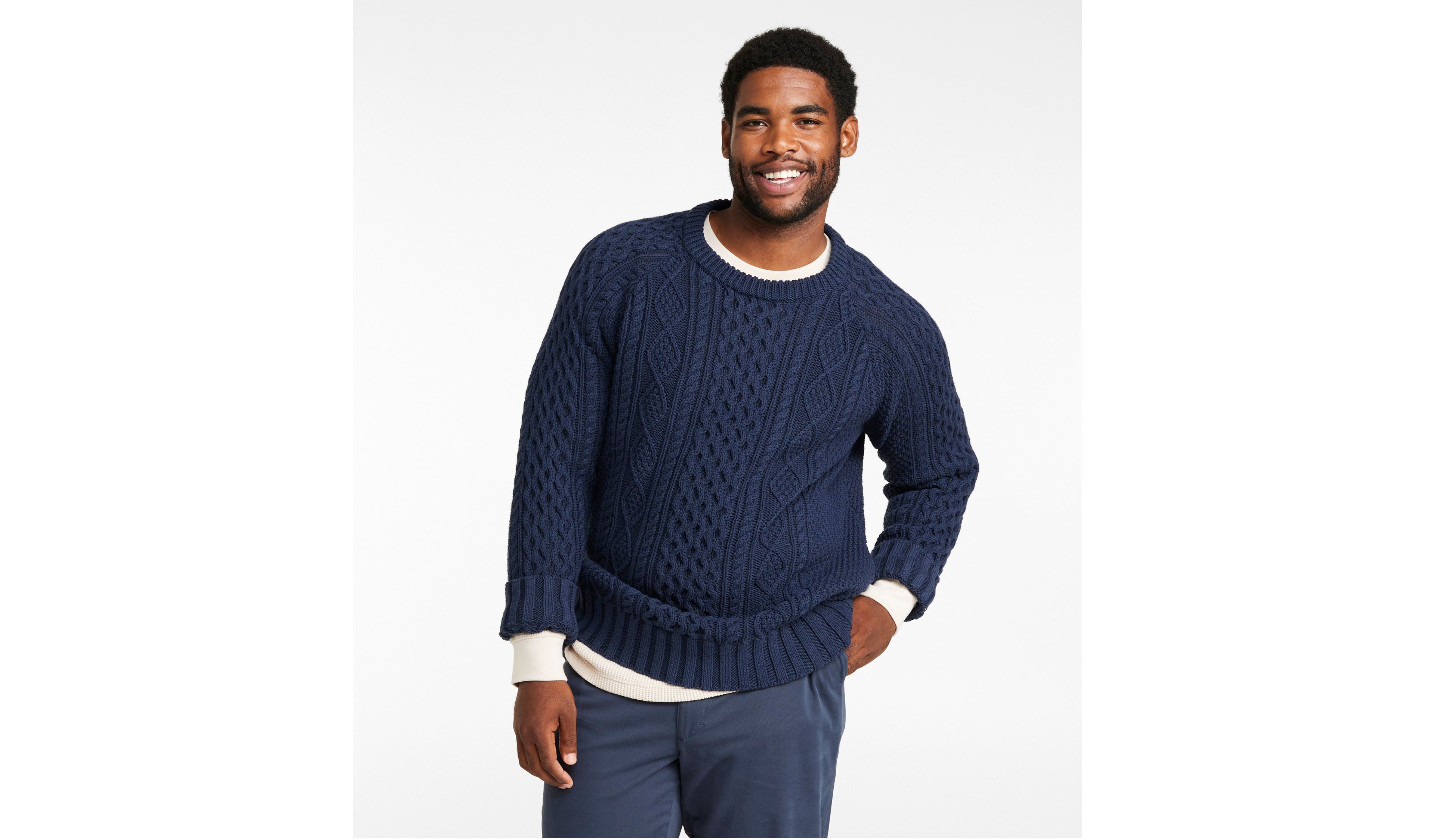 Men's Signature Cotton Fisherman Sweater