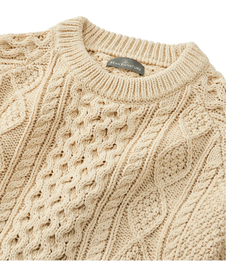 Men's Signature Cotton Fisherman Sweater | Sweaters at L.L.Bean Men's Signature Cotton Fisherman Sweater | Sweaters at L.L.Bean