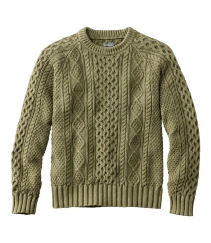 Men's Signature Cotton Fisherman Sweater | Sweaters at L.L.Bean