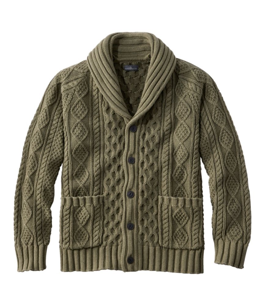 Fisherman sweater cardigan hotsell