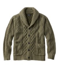 Men's Bean's Heritage Soft Cotton Fisherman Sweater, Crewneck
