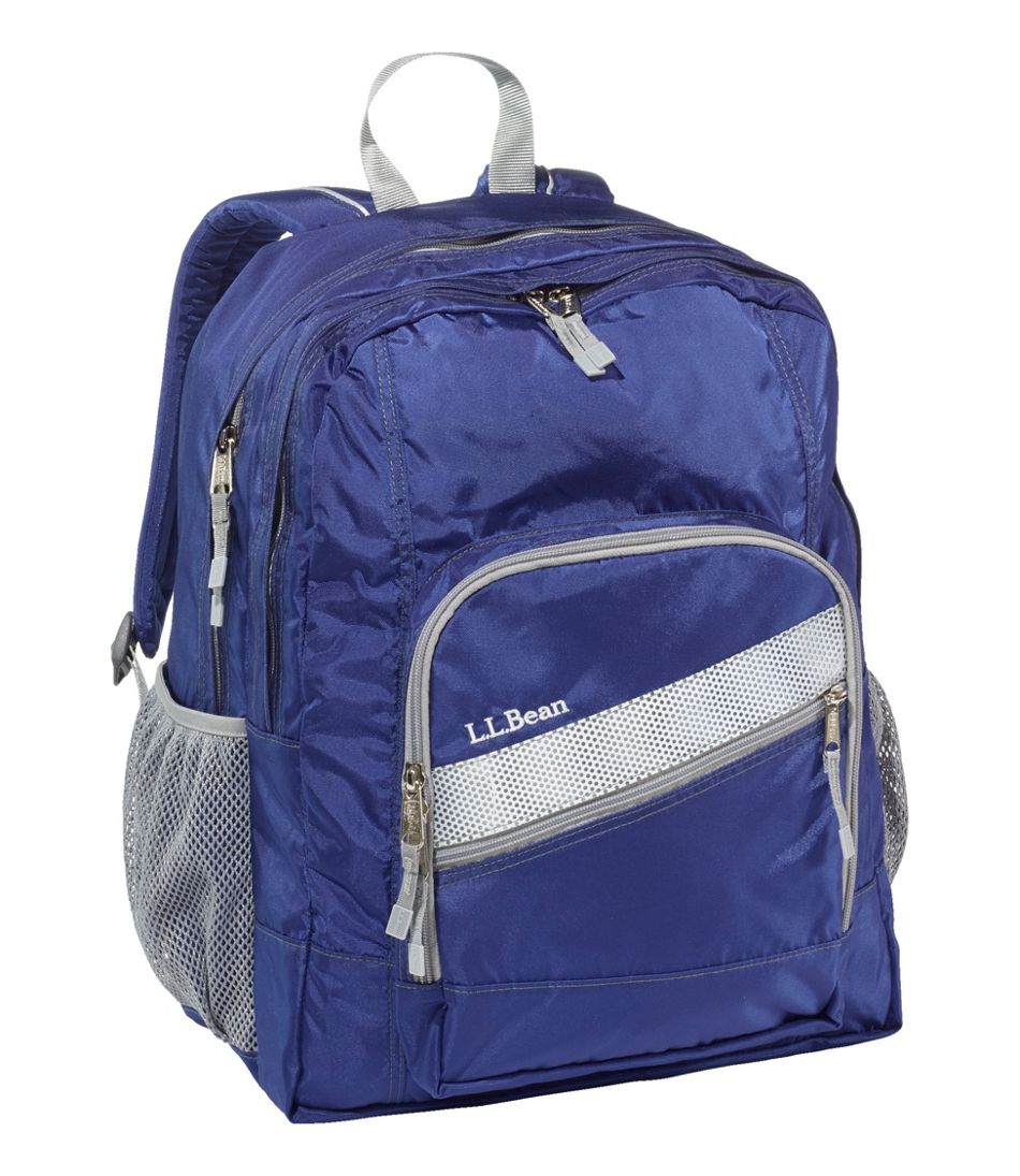 L.L.Bean Kids Deluxe School Backpack Bags Royal : One Size