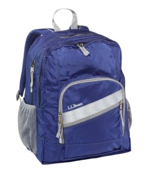 LL Bean School Backpack Dark Blue nylon Reflective Light Strip—Personalized  DJC