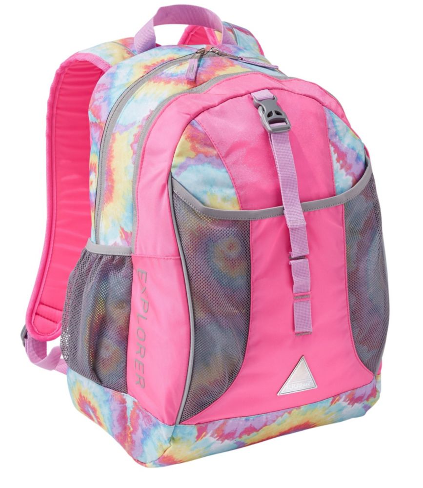 Pink ll bean backpack hotsell