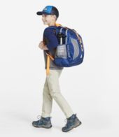 Kids' L.L.Bean Explorer Colorblock Backpack Ocean Blue/Electric Orange