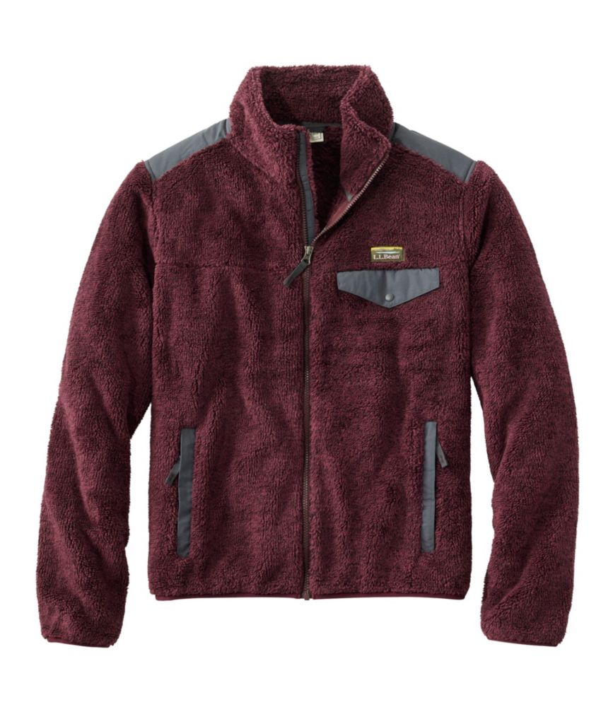 Mens high pile fleece best sale