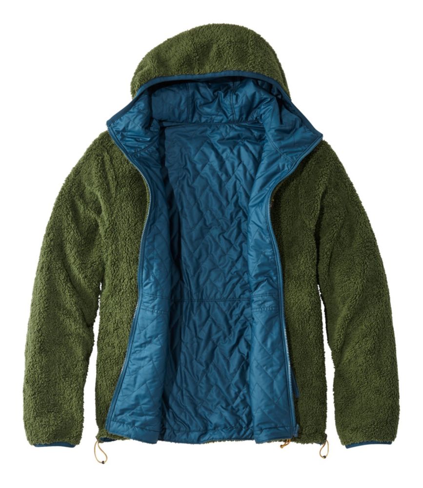 mens reversible fleece jacket