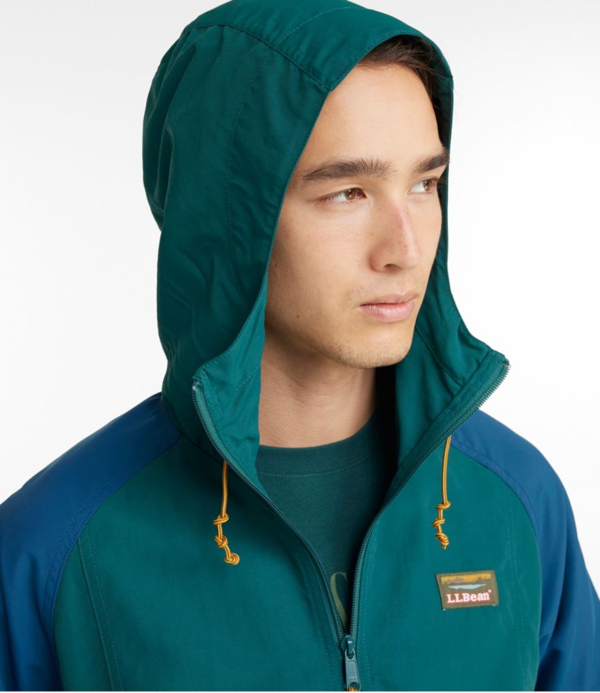 Men's Mountain Classic Anorak, Multi-Color, Carbon Navy/Deep Green, small image number 4