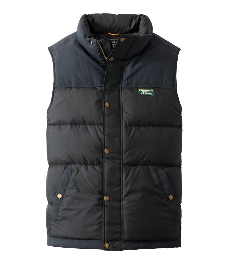 Men's Vest Jacket Down Cotton Warm Sleeveless Oversized Coat Lining Vest  (Color : Black, Size : Medium)
