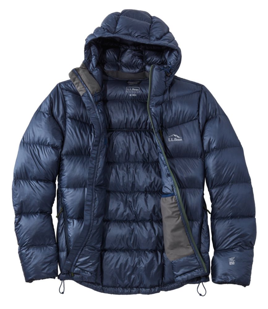 mens full zip hooded puffer jacket