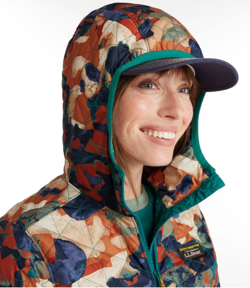 Women's Katahdin Insulated Pullover, Print, Warm Teal Camo, small image number 4