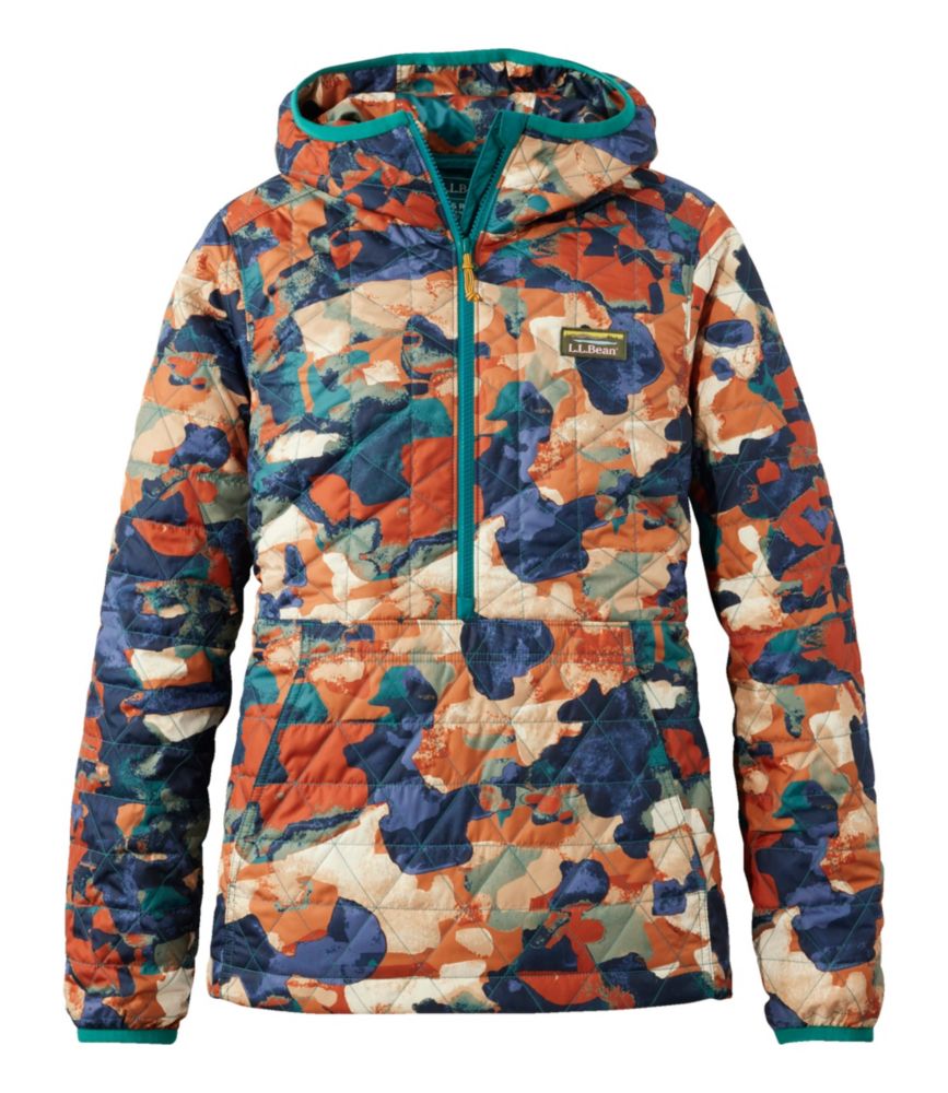 Women's Katahdin Insulated Pullover, Print, Warm Teal Camo, small image number 1