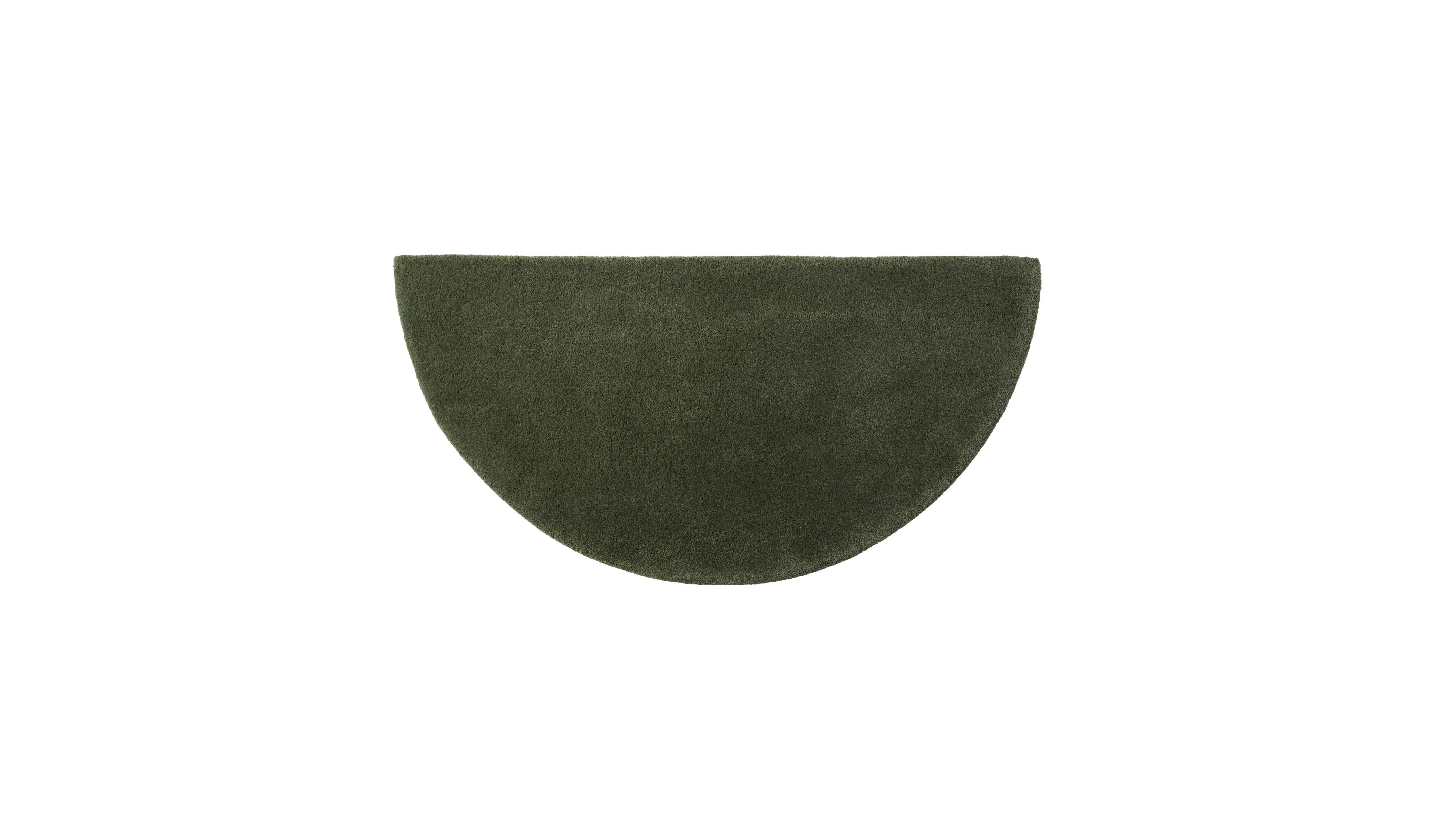 Wool Hearth Rug, Crescent
