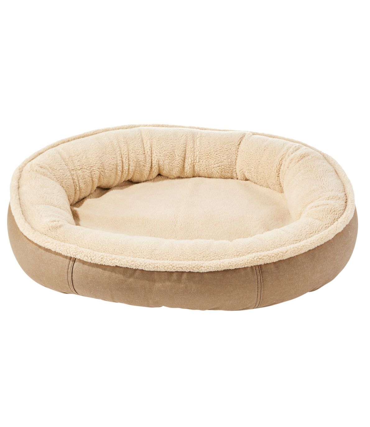 Premium Oval Bolster Dog Bed