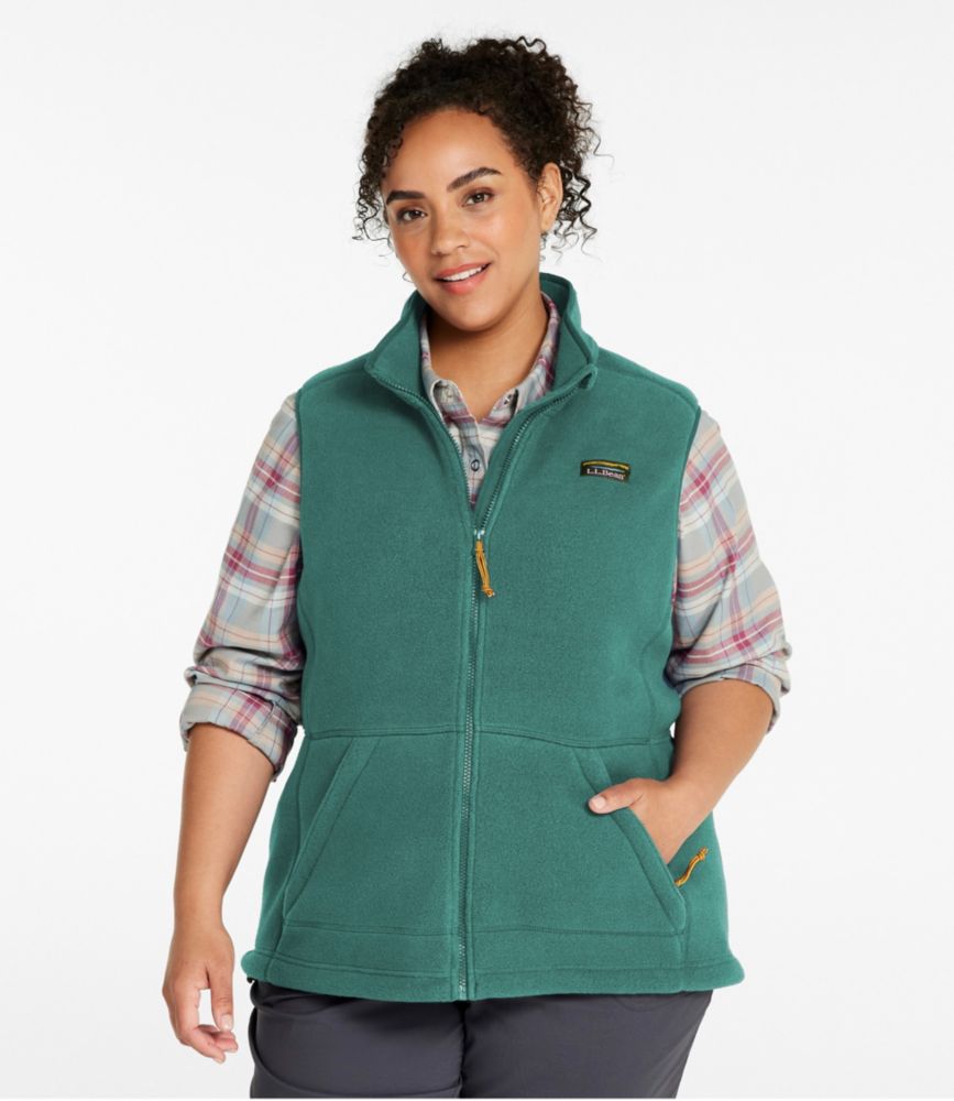 Women's Mountain Classic Fleece Vest, Deep Green, small image number 2