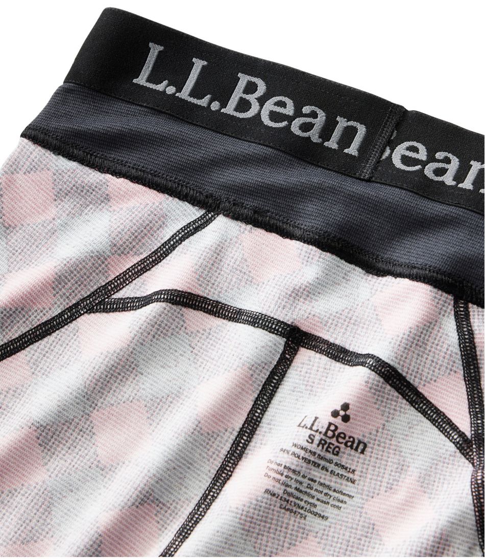 Women's L.L.Bean Midweight Base Layer Pants, Print