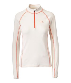 Women's L.L.Bean Midweight Base Layer, 1/4 Zip