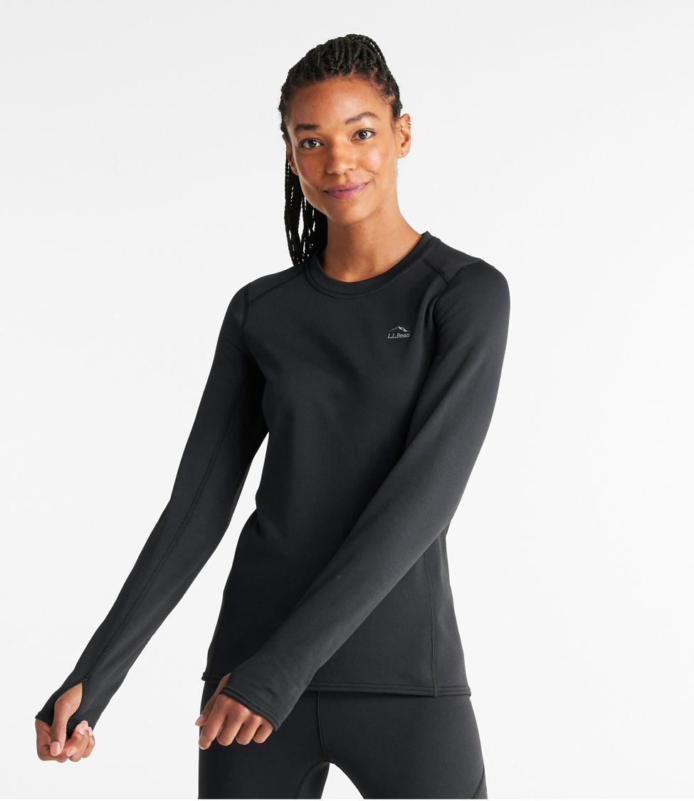 Women's L.L.Bean Heavyweight Base Layer Crew, Long Sleeve at L.L. Bean