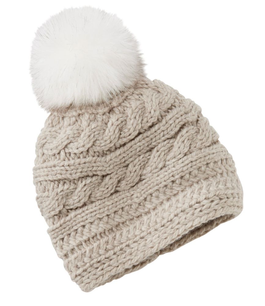 ladies pom pom hat