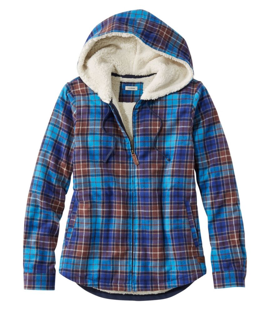 ll bean flannel fleece shirt