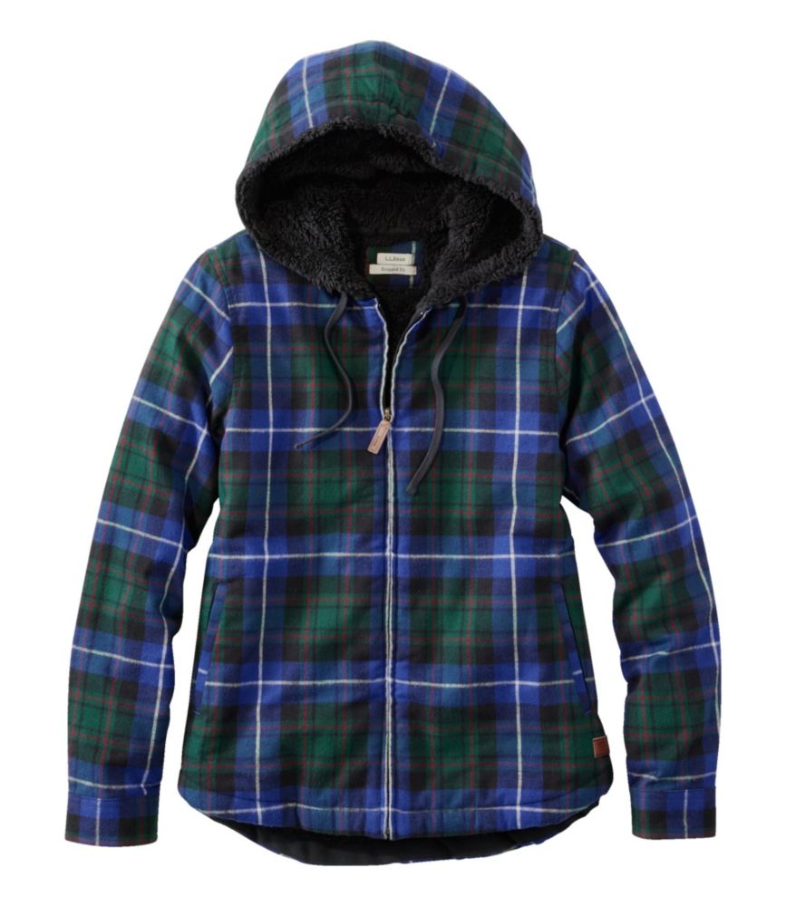 Flannel hoodie women's hotsell