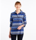 Women's L.L.Bean Organic Flannel Shirt, Stripe