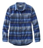 Women's L.L.Bean Organic Flannel Shirt, Stripe