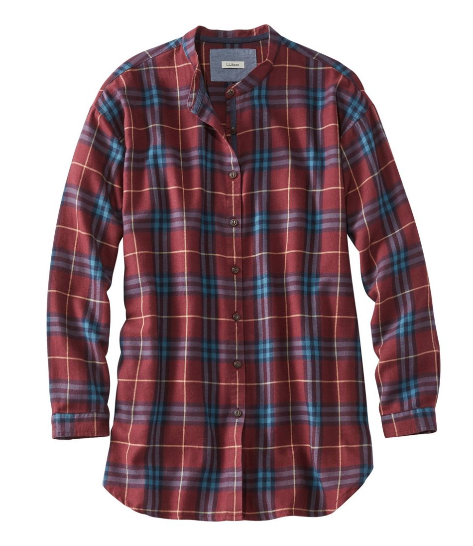 Rangeley Flannel Tunic, Plaid | Shirts & Tops at L.L.Bean