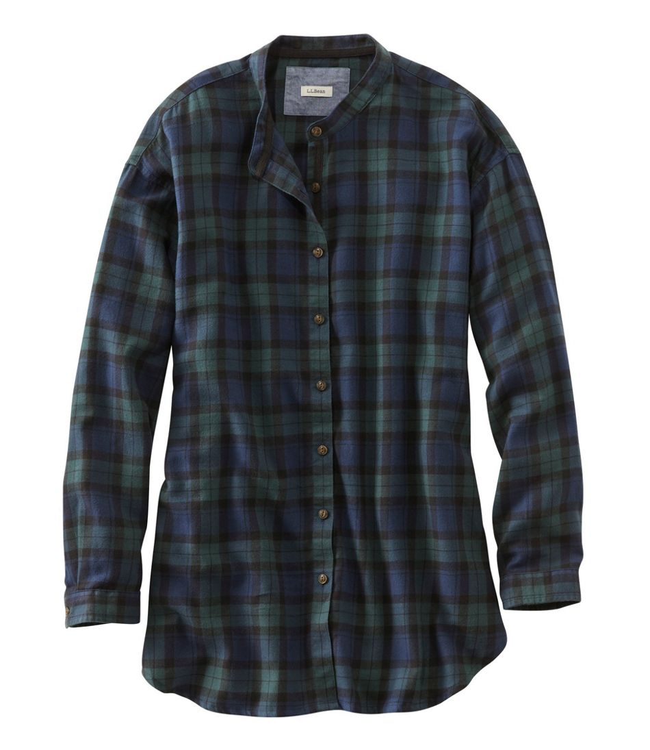 Rangeley Flannel Tunic, Plaid | Shirts & Tops at L.L.Bean