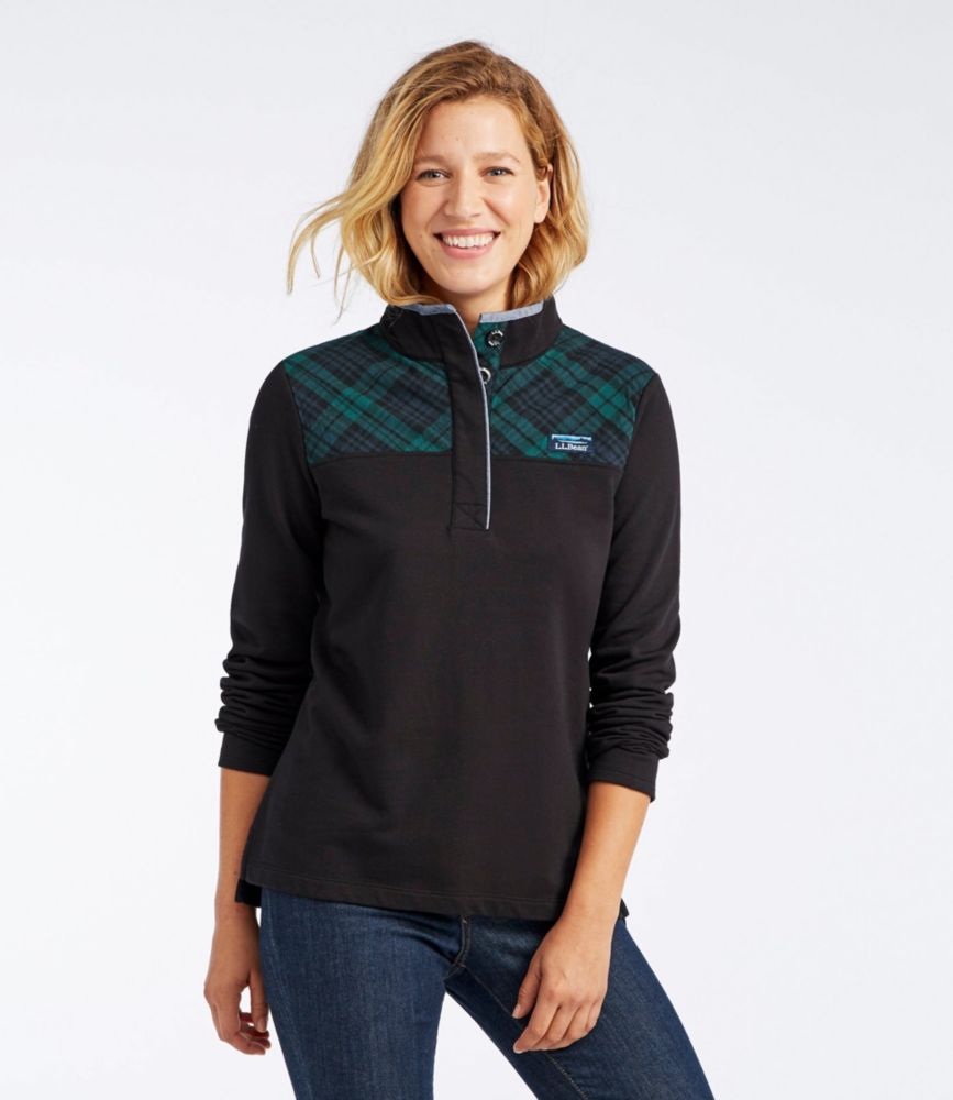 ll bean soft cotton rugby hoodie