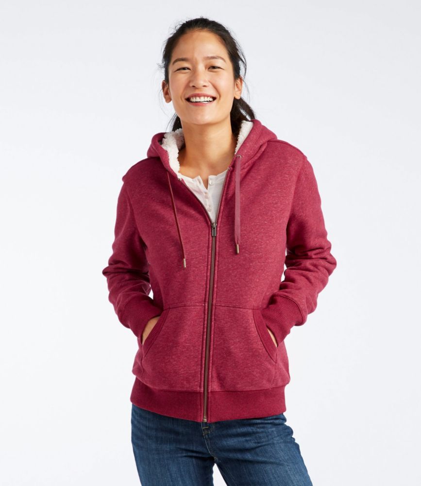 sherpa hoodie zip