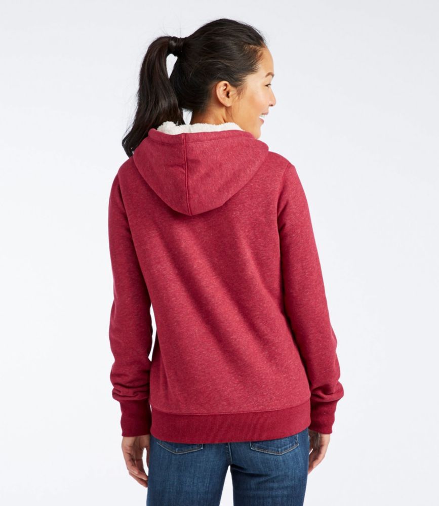 ll bean womens sherpa lined hoodie