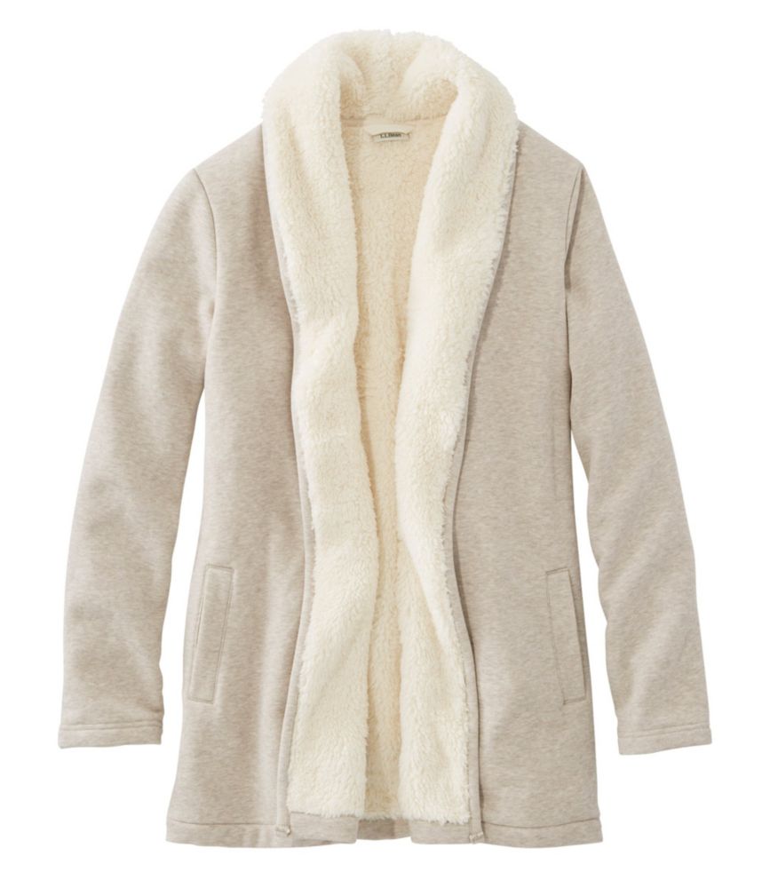 sherpa cardigan womens