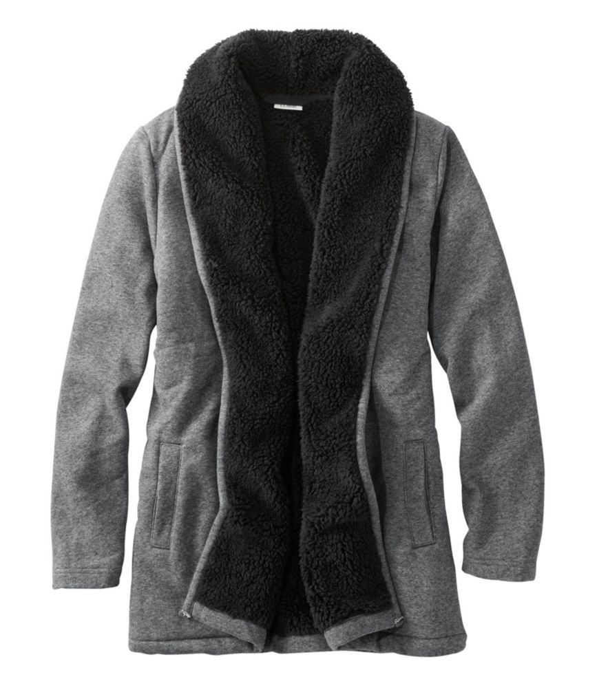 womens sherpa lined cardigan