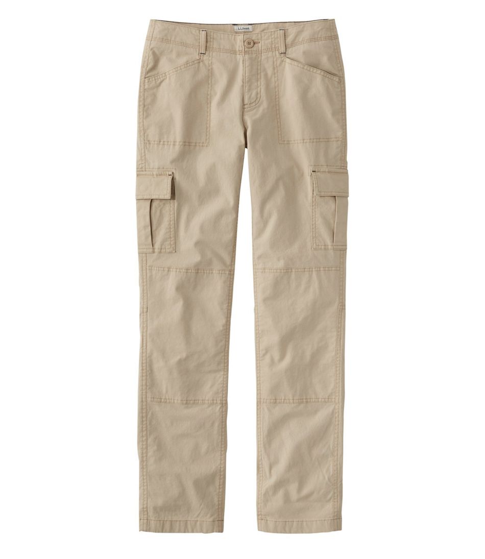 Women's Stretch Canvas Cargo Pants, Lined | Pants at L.L.Bean
