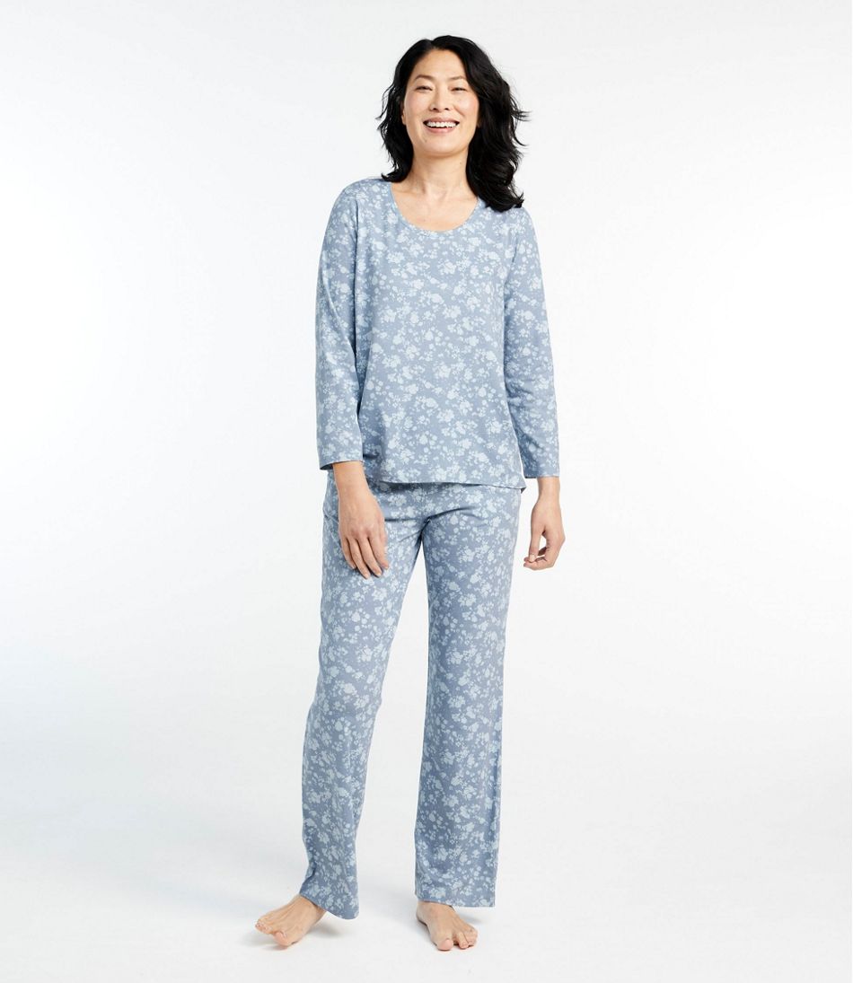 Women's Supersoft Shrink-Free Pajama Set, Print