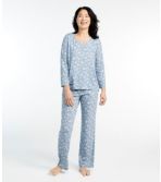 Women's Organic Supersoft Shrink-Free Pajama Set, Print