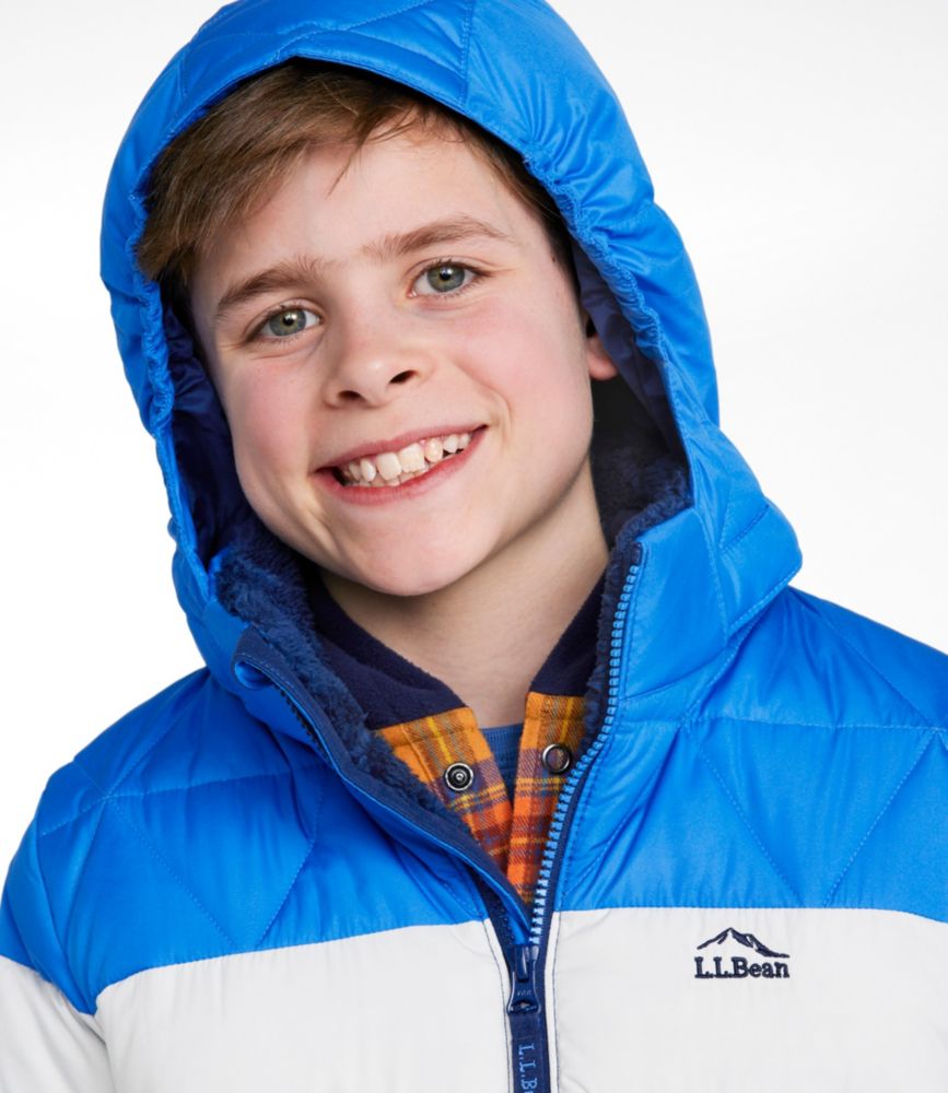 Kids' Bean's Down Jacket, Colorblock