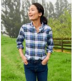 Women's Lakewashed® Organic Cotton Oxford Shirt, Plaid