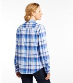 Women's Fleece-Lined Flannel Shirt, Snap-Front Plaid