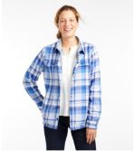 Women's Fleece-Lined Flannel Hoodie, Plaid at L.L. Bean