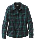 Women's Fleece-Lined Flannel Shirt, Snap-Front Plaid